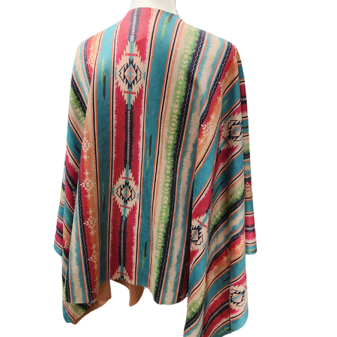 Suede Serape Poncho