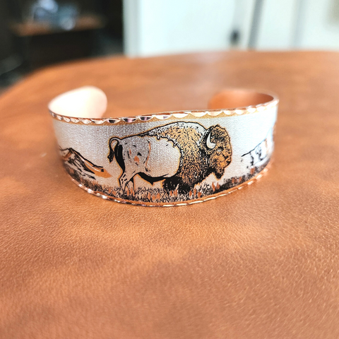 Copper Buffalo Bracelet