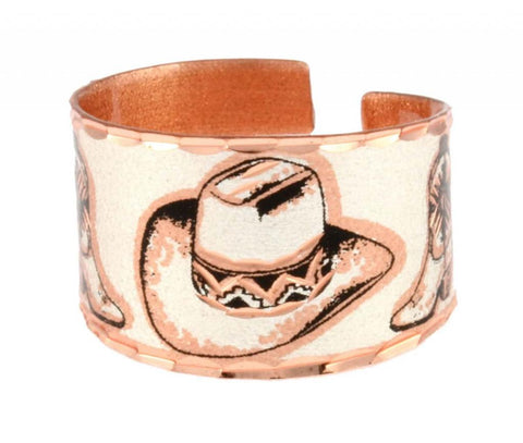 Copper Wide Hat Ring