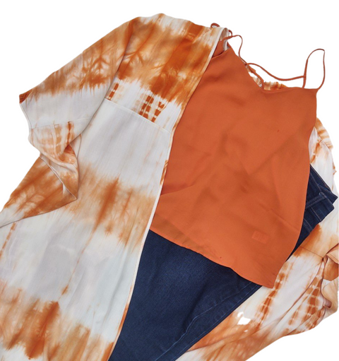 Tie Dye Dolman Kimono