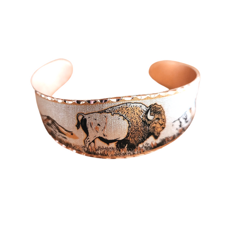 Copper Buffalo Bracelet