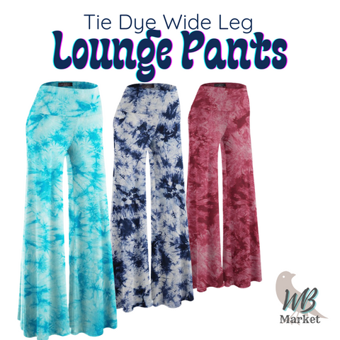 Tie Dye Wide Leg Lounge Pants