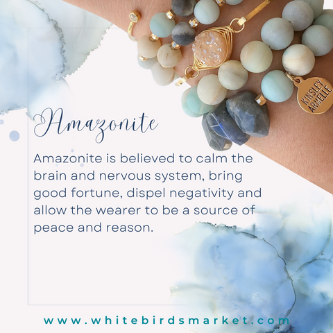 Amazonite Solar Bracelet