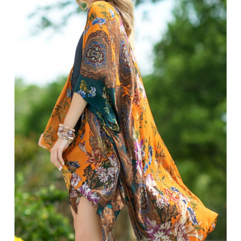 Jacquard Kimono