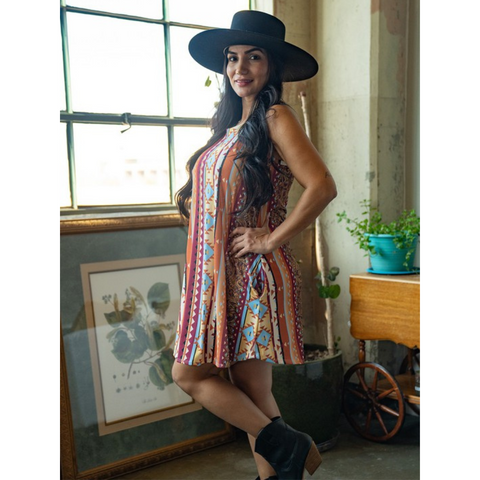 Serape Tank Dress