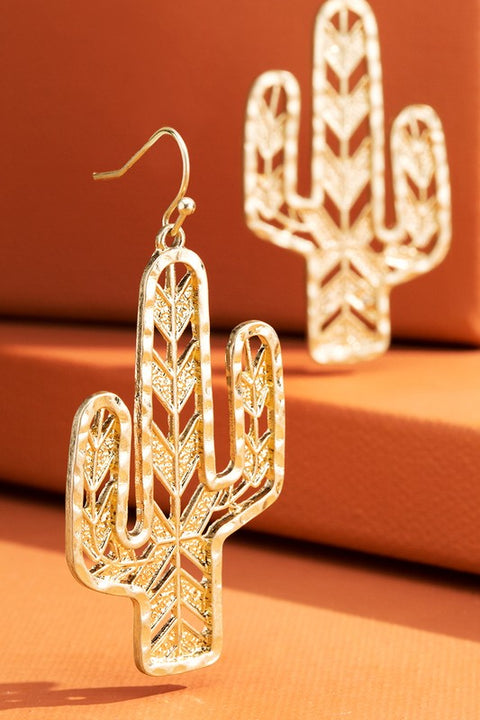 Cactus Drop Earrings