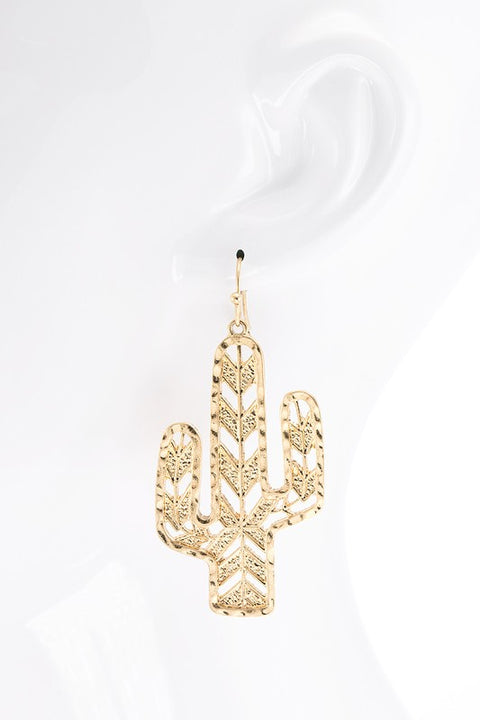 Cactus Drop Earrings