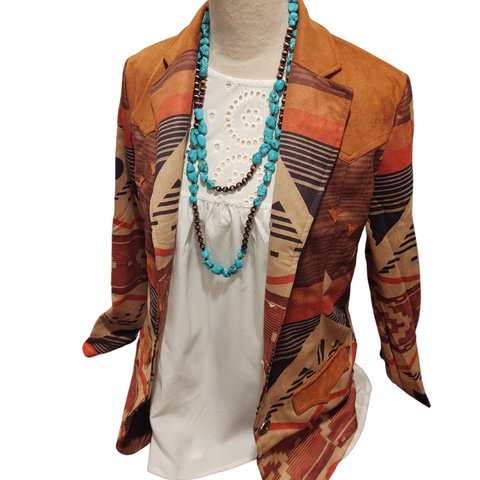 Western Suede Blazer