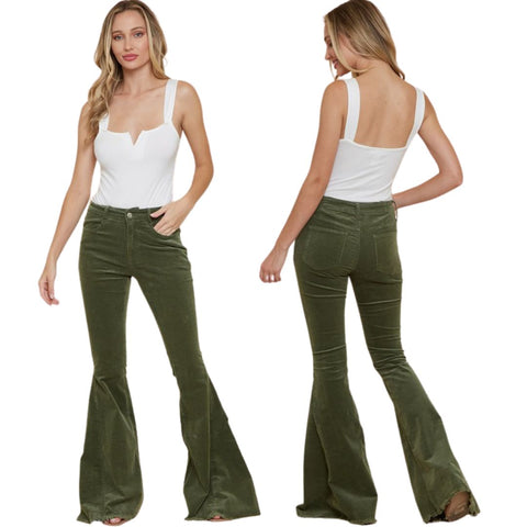 Corduroy Flared Pants