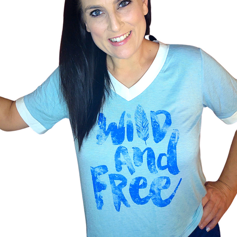 Wild and Free Crop Tee