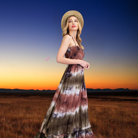 Tie Dye Maxi Dress