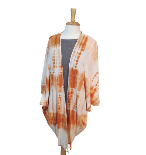 Tie Dye Dolman Kimono