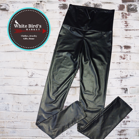 Canyon Nights Leather Leggings