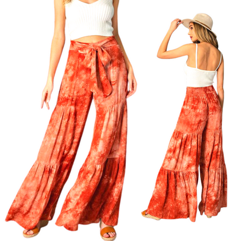 Tie Dye Wide Leg Pant