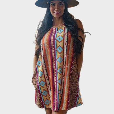 Serape Tank Dress